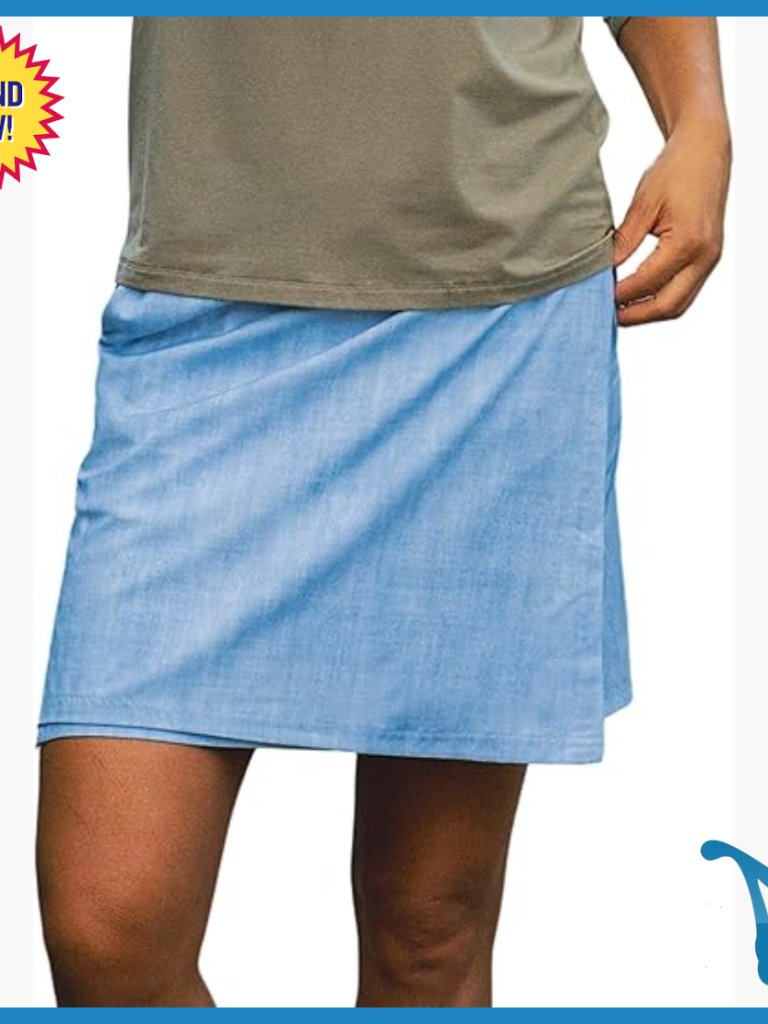 Quick Dry Wrap Skirt With Pocket - Beach Cover Up - Length 2